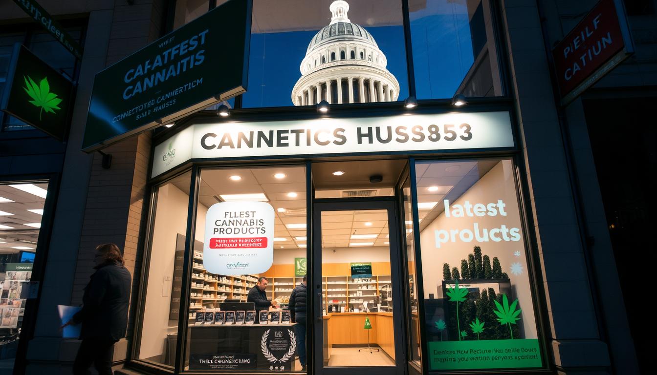 Can I go to a dispensary without a card in CT?