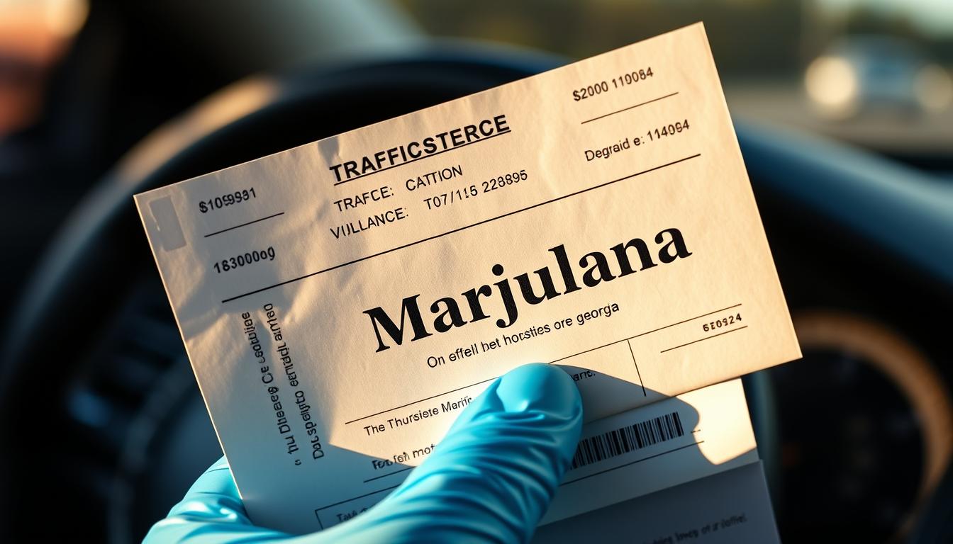 How much is a marijuana ticket in Georgia?
